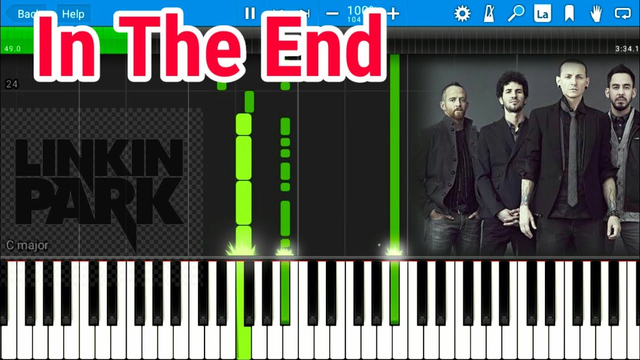 Linkin Park In The End Piano Notes
