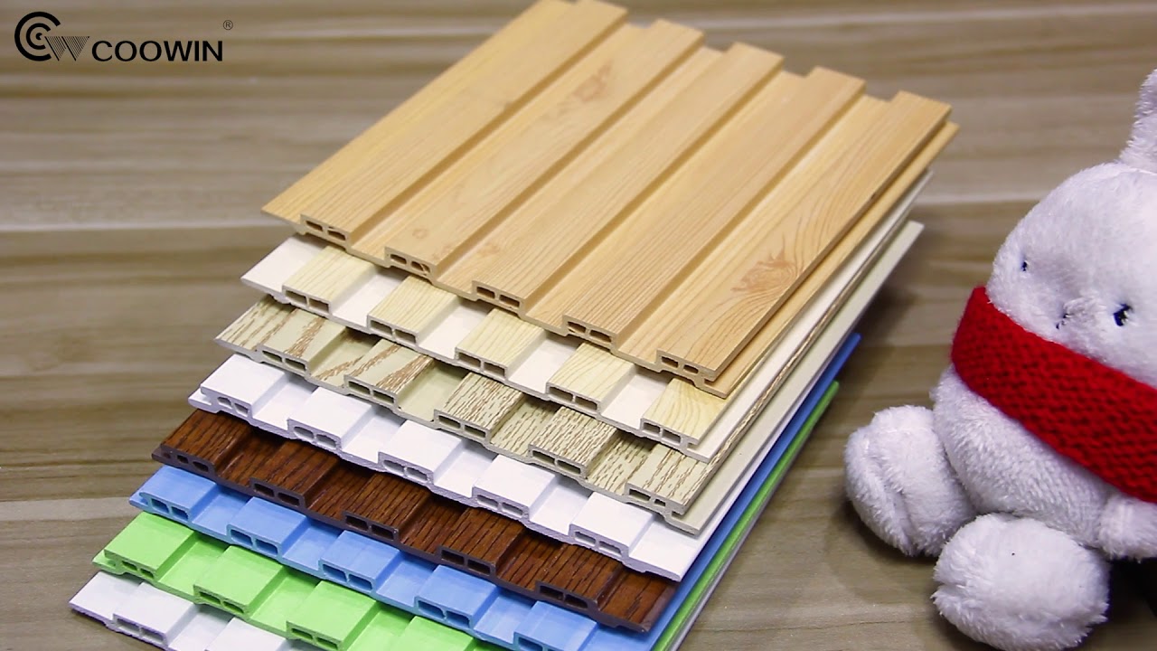 CWB-156(156*8mm) COOWIN PVC Decorative Interior Wall Cladding - YouTube