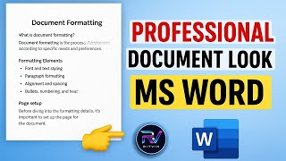 Master Document Formatting in MS Word | Professional Look in Minutes