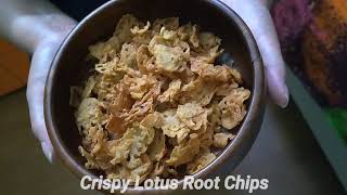 Chapter 3: Lotus Root Chips #LotusRootRecipes #LotusRootChips #VeganRecipes #VegetarianRecipes