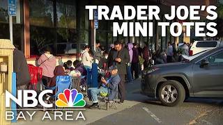 Bay Area customers line up for new Trader Joe's mini totes