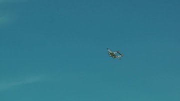 JPower P-38 near old de Havilland Airfield part 2 Aerobatics