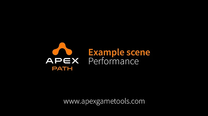 Apex Path Example scene Performance