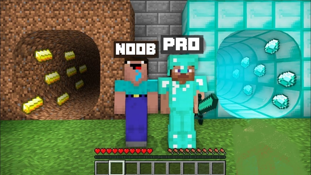 🤯BIZNING QISHLOQQA NOOB VA PRO KELDI!! | UZBEKCHA MINECRAFT