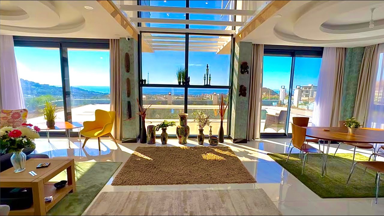 Moderne Neubauvilla in Alanya – Skandinavisches Design & traumhafter Meerblick