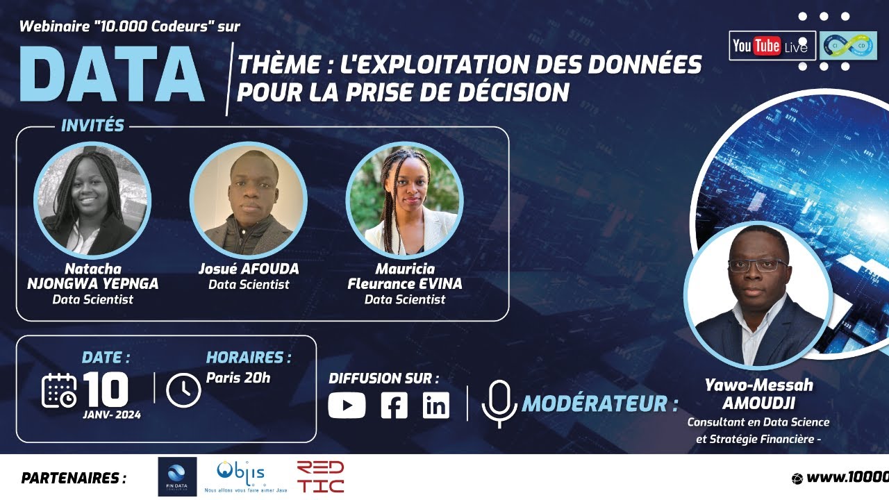 Webinaire DATA : L'exploitation des données pour la prise de décision