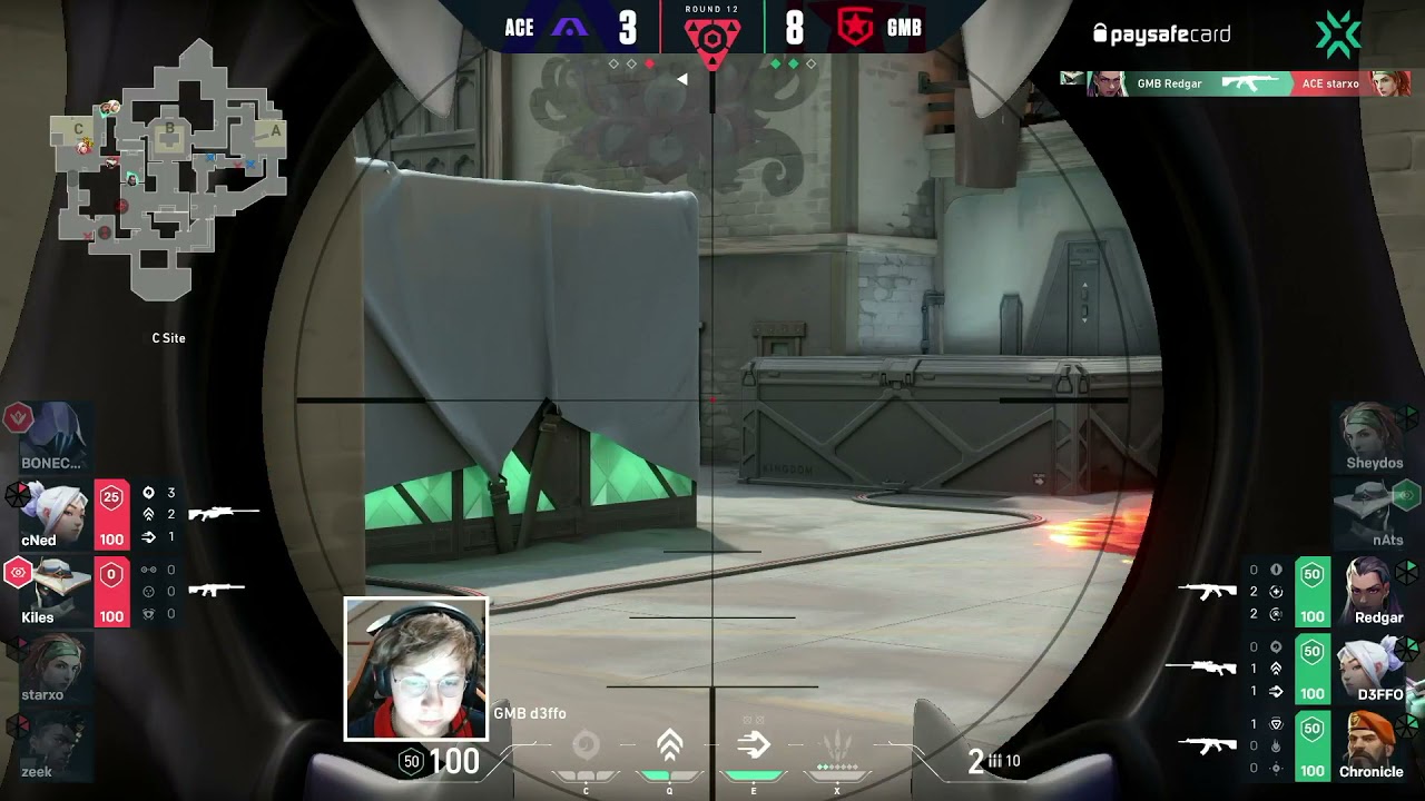 cNed 1v3 against Gambit | Acend vs Gambit