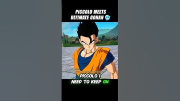 Piccolo Meets Ultimate Gohan Lol 🤯 #crashout #ultimategohan #sparkingzero #dragonballz #dbz