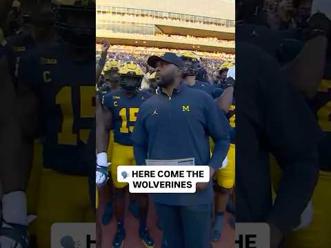 Michigan's entrance ALWAYS hits 〽️