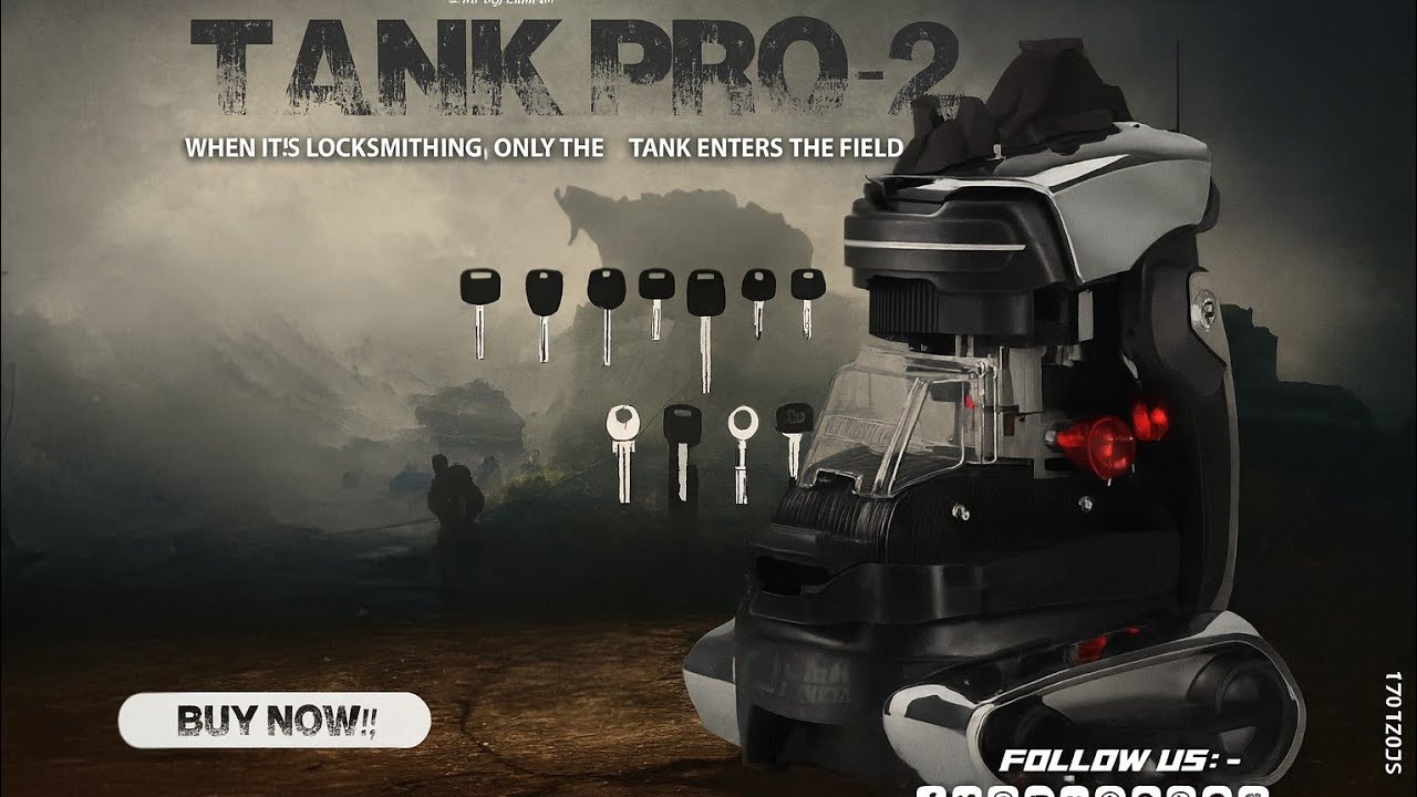 2M2 Tank Pro Automatic  Key Cutting Machine || Quba Keys || Affordable Key Cutting Machine ||