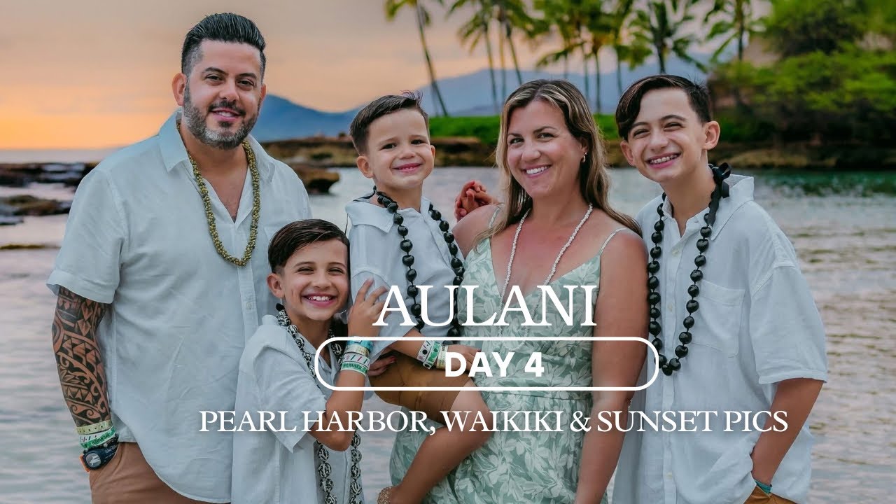 Аулани! День 4! Перл-Харбор, уроки серфинга в Вайкики и фотосессия на закате!
