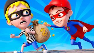Superhero Rescue Team | Kids Turn into Superheroes | Nursery Rhyme & Kids Songs
