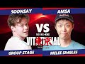 Nounsvitational 2025 Soonsay Fox Vs AMSa Yoshi Smash Melee SSBM