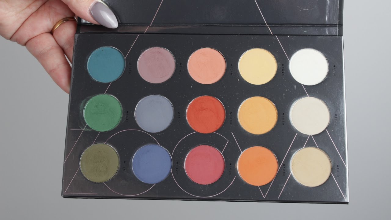Zoeva Matte Spectrum Eyeshadow Palette Swatches and Review