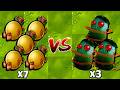 PVZ 1 Fusion 3.5 Challenge - Mystery Golden Egg x7 vs Zombies Imitater x3 - Who Will Win?