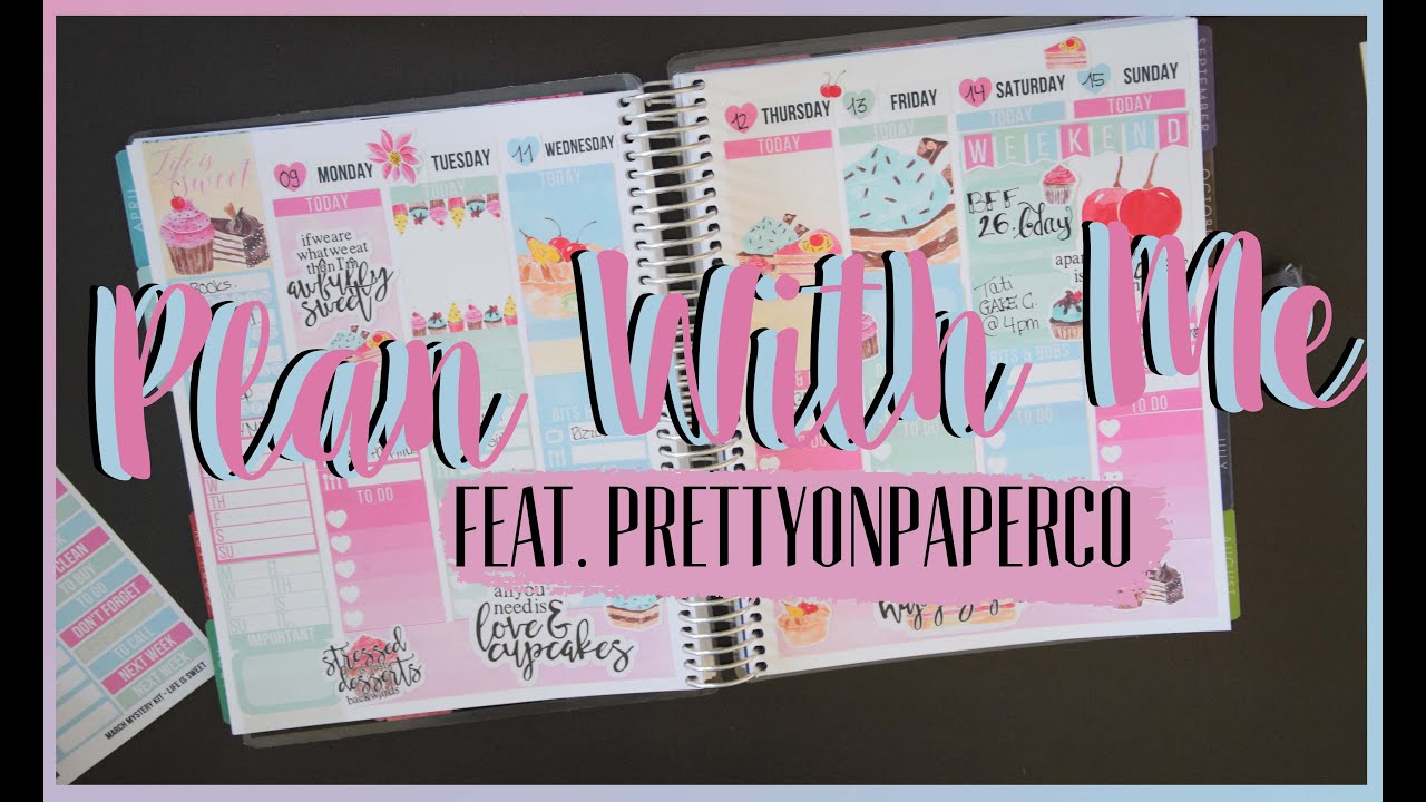Plan With Me (Chatty) feat. PrettyOnPaperCo | Erin Condren Vertical