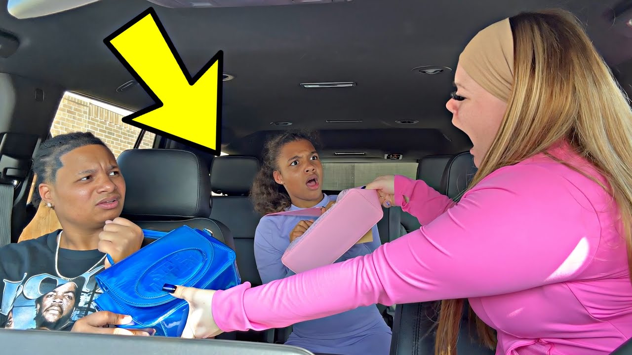 LEAVING THE HOUSE WEARING HER PURSES 👛!! *SHE WENT OFF*