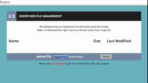 How to upload files from Mac / PC (iPad) - Koder 3