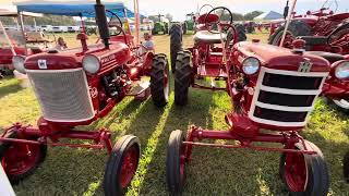McCormick Deering Farmall , International ￼ Farmall tractors on display ￼  9/6/25