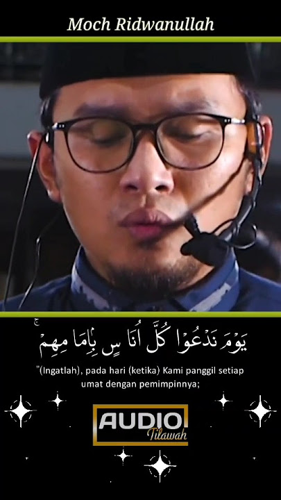 SURAT AL ISRA AYAT 71-72‼️MOCH RIDWANULLAH #shorts #murottalquran