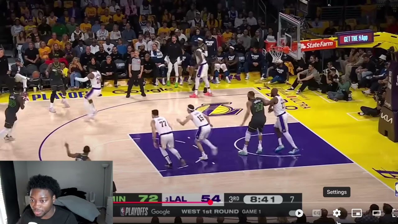 Laker bad defense vs Wolves game 1