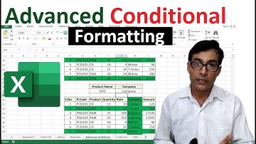 Advanced conditional formatting | Conditional formatting with formula | Highlight cell with formula