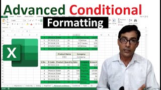 Advanced conditional formatting | Conditional formatting with formula | Highlight cell with formula
