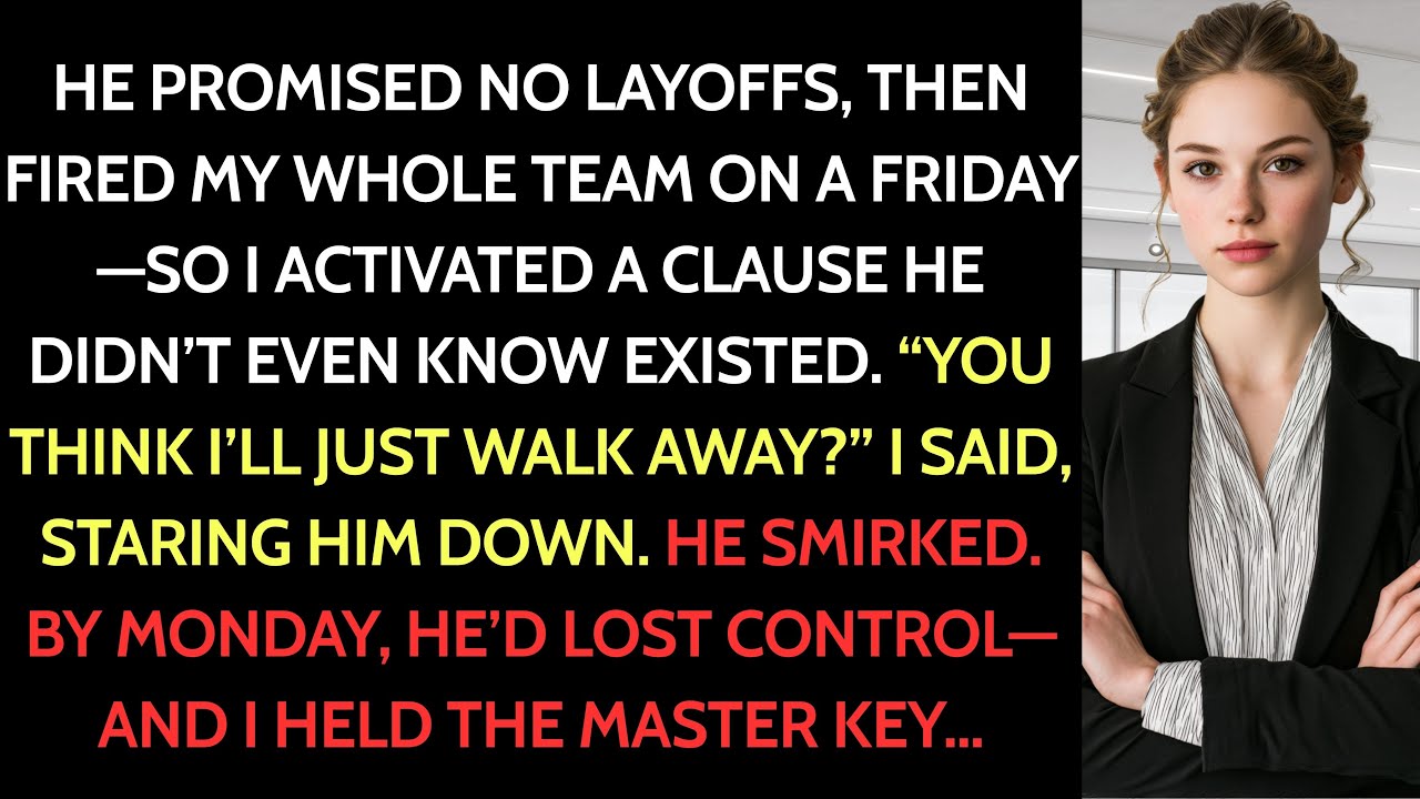 CEO Promised "No Layoffs"; Then He fired My Team On Friday, So I...