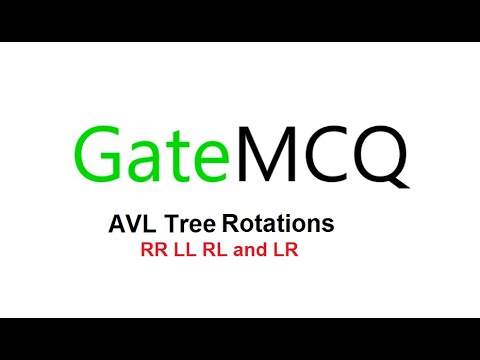 How to Create AVL tree | LL, RR, LR, RL Rotation in AVL with example in ...