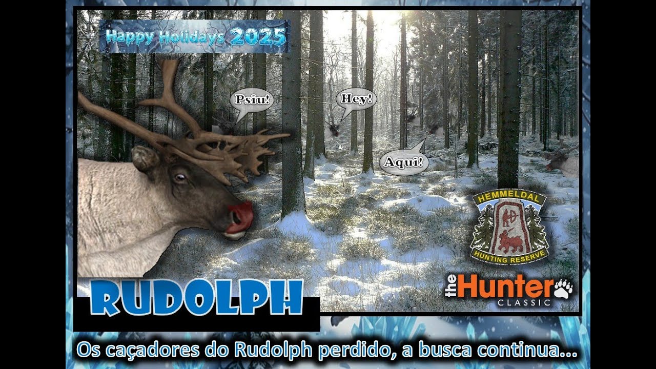 THE HUNTER CLASSIC - HOLIDAY 2025 evento de natal em busca do Rudolph