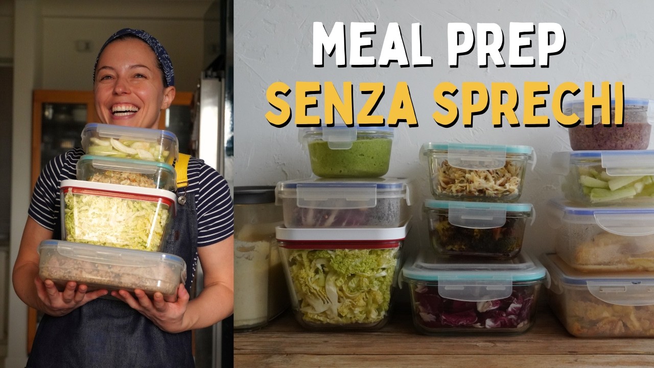 MEAL PREP di verdure 100% SENZA SPRECHI