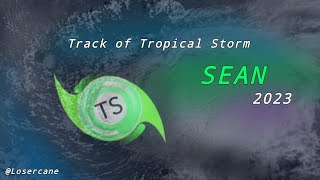 Track Of Tropical Storm Sean 2023