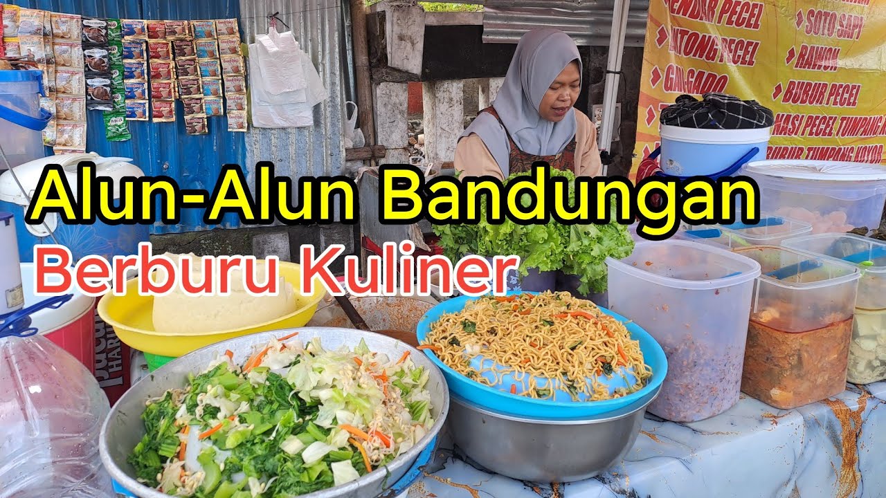 TERNYATA SEGINI HARGA MAKANAN DI ALUN-ALUN BANDUNGAN 