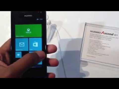 Huawei Ascend W1 Windows 8 Phone- CES 2013