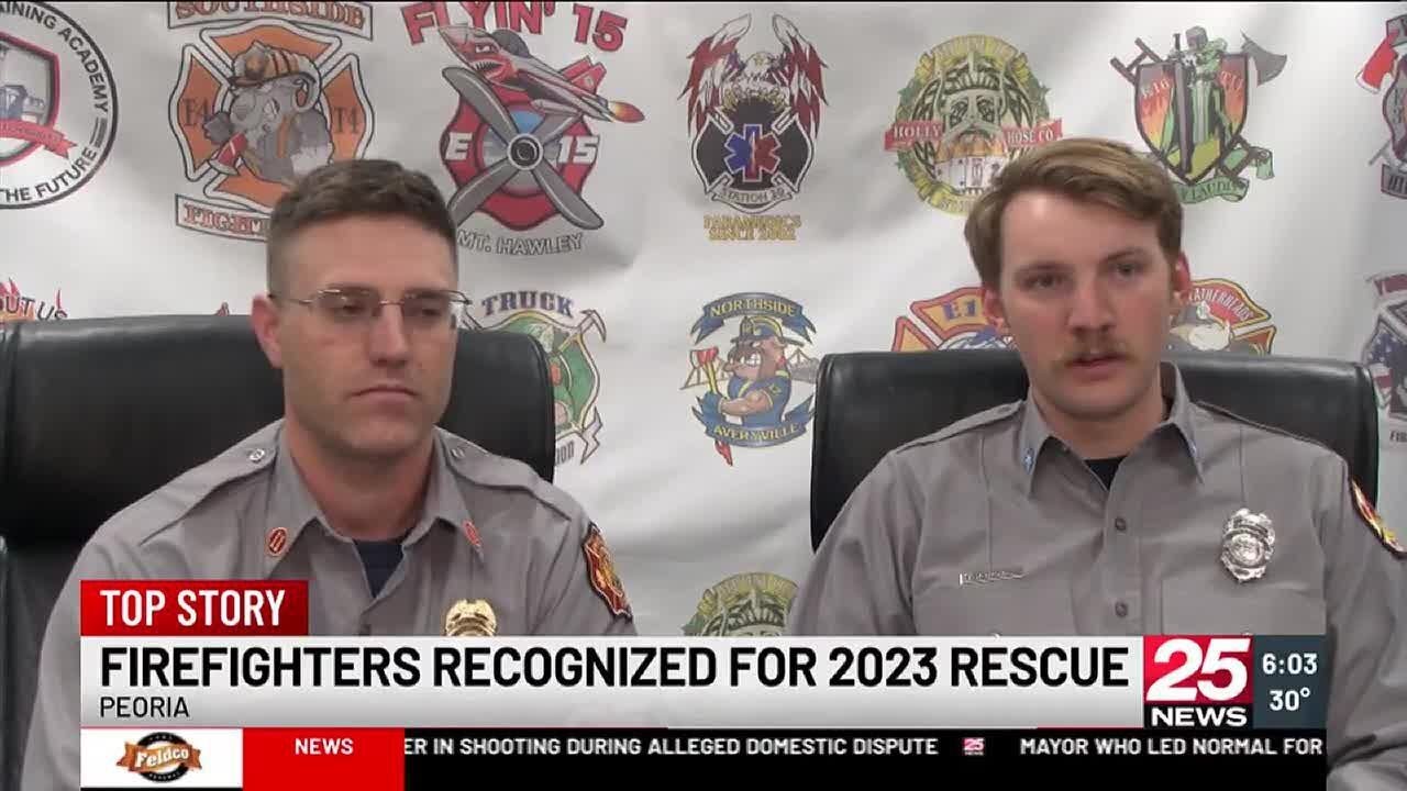 Peoria firefighters to receive Medal of Valor - YouTube