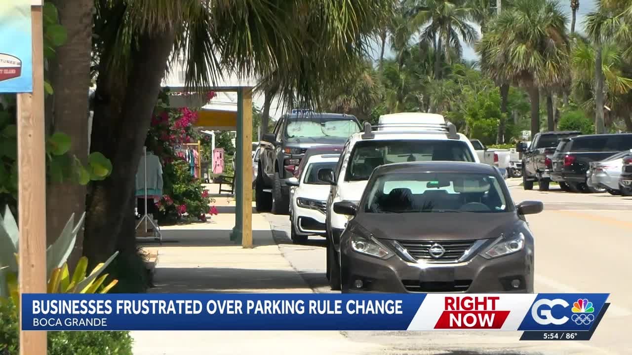 Boca Grande businesses frustrated over parking rule change