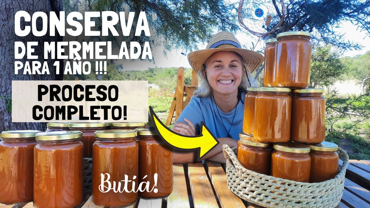 Conserva de mermelada para 1 año entero! | Como hacer mermelada de Butia