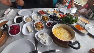 Турецкий Завтрак Köy Kahvaltı.Самый Вкусный и Полезный Завтрак.Зима В Турции.Жизнь В Турции.