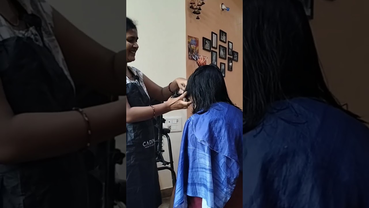 Short hair cutting full video 