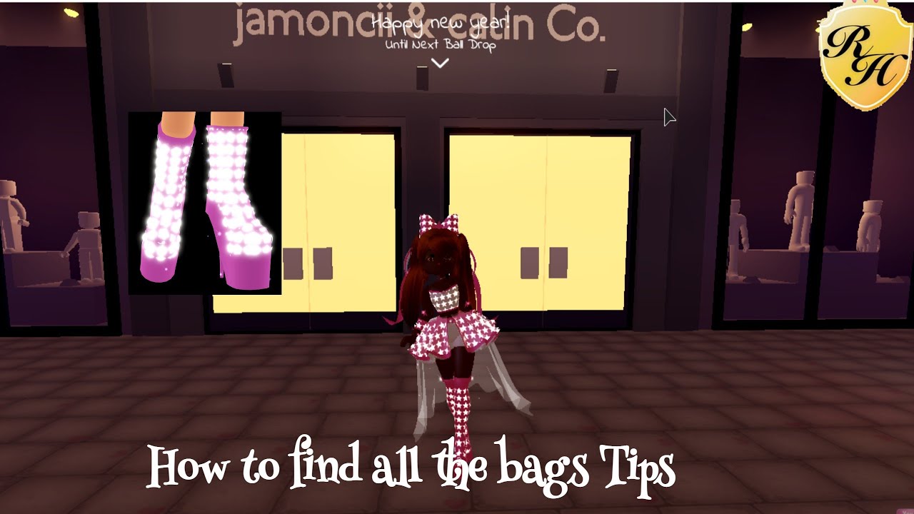 How to Find All the Bags Tips Roblox Royale High YouTube