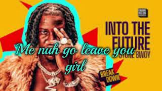 Stonebwoy - Into The Future (lyrics video)