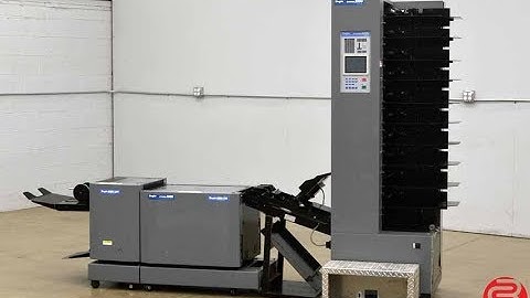 2001 Duplo System 4000 10 Bin Booklet Making System with DBM 120 Stitcher, Folder and Trimmer