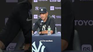 Aaron Boone is "excited" about what the Yankees ended up with at the trade deadline #shorts