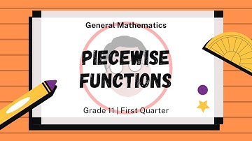 Piecewise Functions | General Mathematics