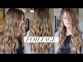 Foiliage On Brown Hair || Hair Tutorial