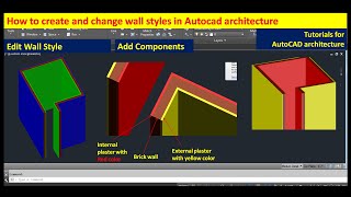 Autocad Architecture: Wall Style how to create and edit the wall style in autocad Architecture by Knowledge World Express 3,167 views 2 years ago 9 minutes, 40 seconds