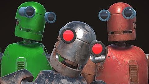 Iron Robot B - Unity Third Person