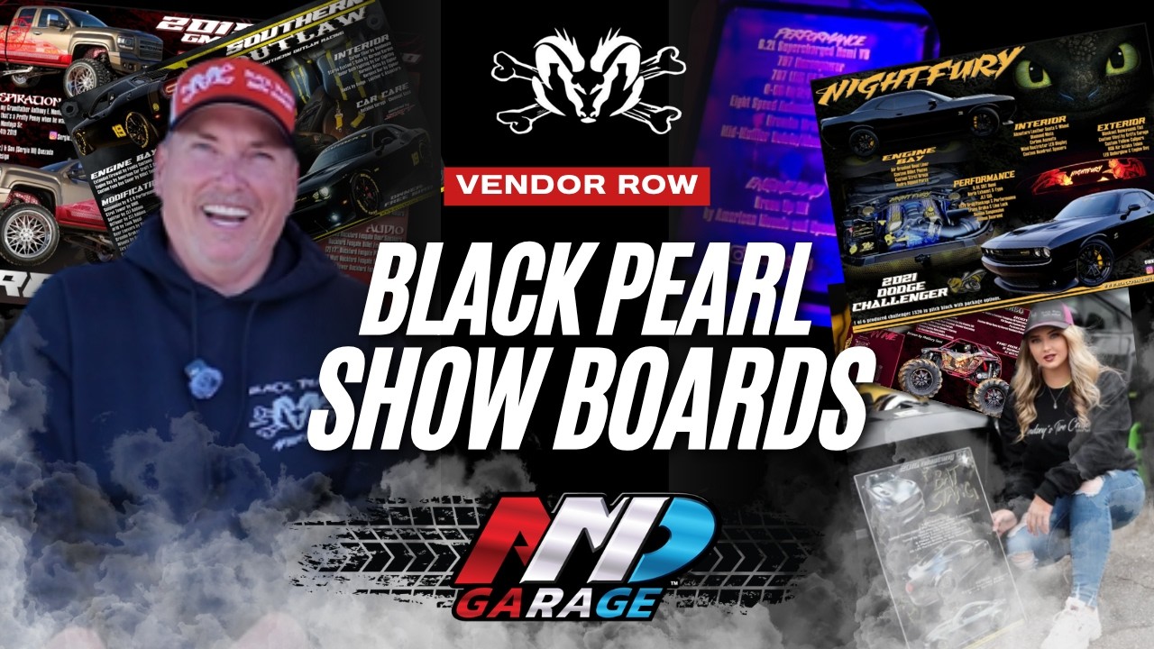 Black Pearl Show Boards - Vendor Row - YouTube