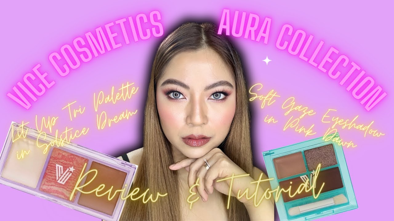 Vice Aura Collection | Review, Tutorial & Wear Test: Lit up Tri Palette
