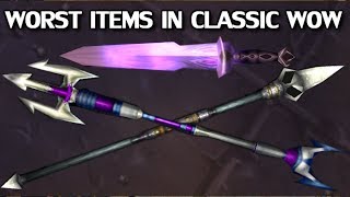 The Worst Items of Classic WoW - Azeroth Arsenal Episode 13